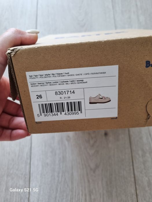 Buty Bartek dla dziewczynki skórzane rozm26