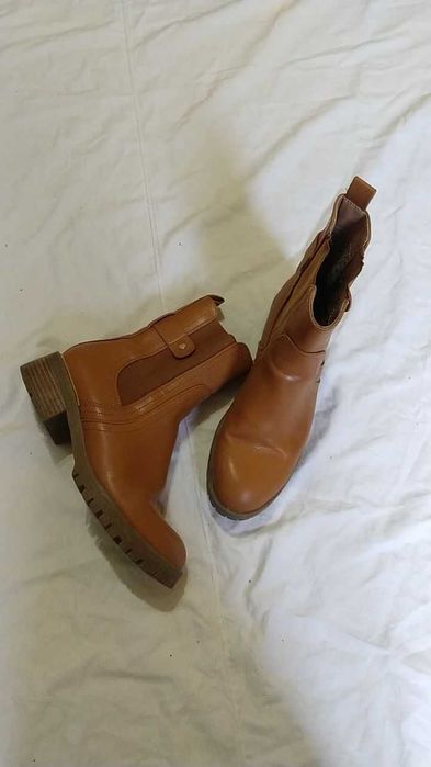 женские демисезонные ботинки челси anna field 38р. 24.5 см.