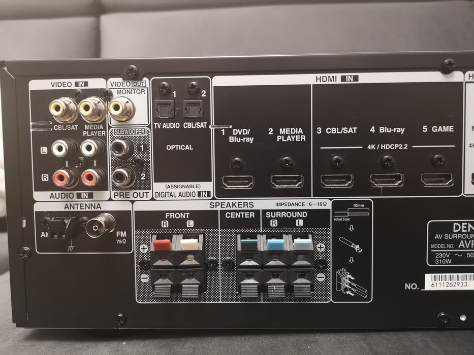 Amplituner Denon AVR-X520BT