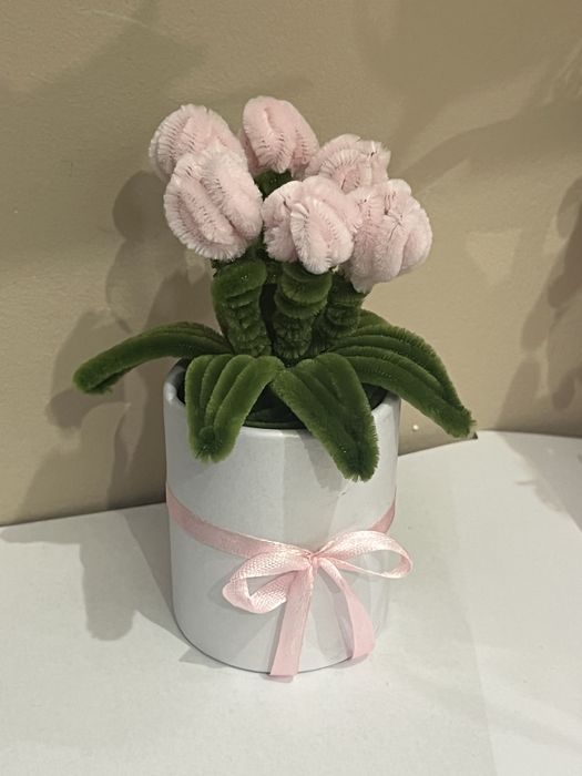 Mini tulipany z drucików kreatywnych