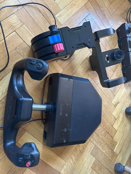 Flight yoke system saitek wolant i przepustnica