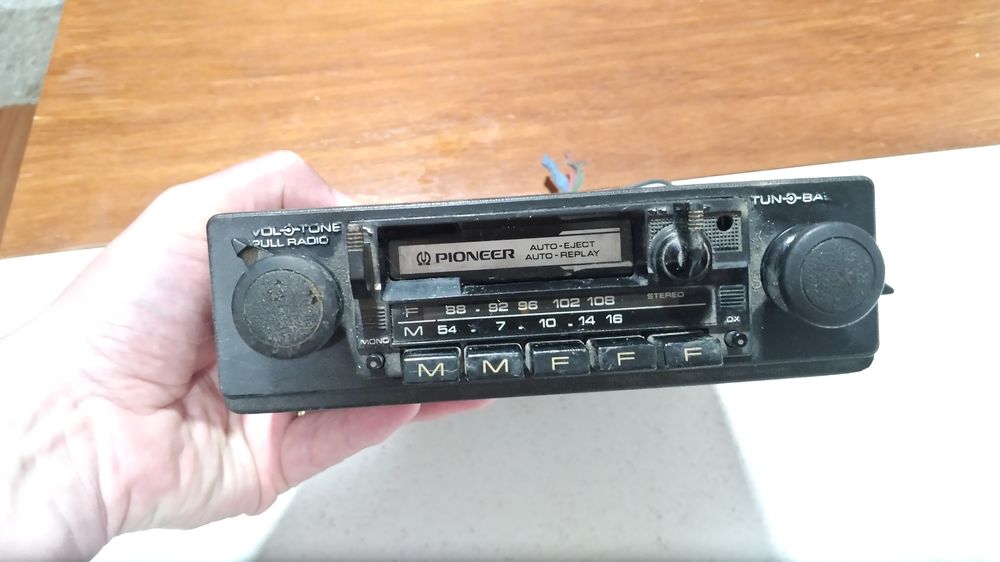 Auto radio Pioneer KP6000 aparelhagem clássico sony