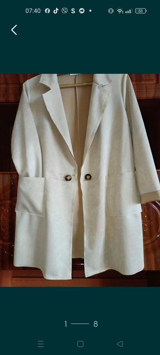 Кардиган модний замша. 52-54