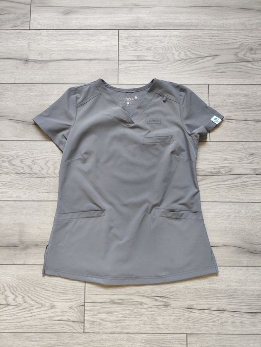 Szara bluza scrubs odzież medyczna damska Spawear