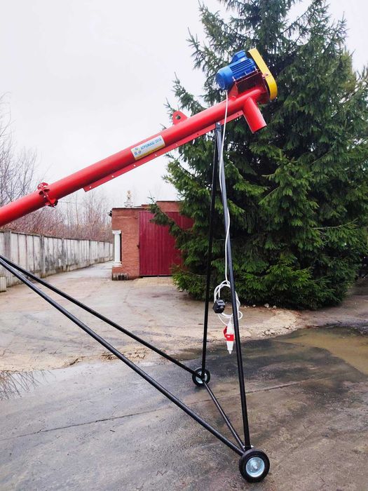 Шнековий завантажувач,погрузчик зерна,протруювач,підборщик.Ø219