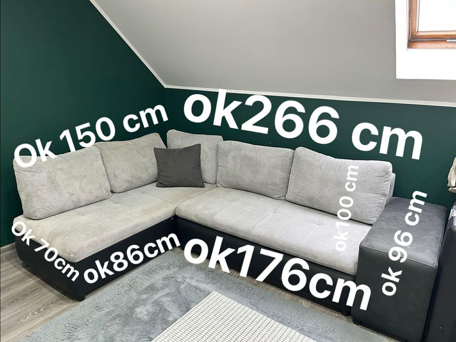 Narożnik z funkcją spania