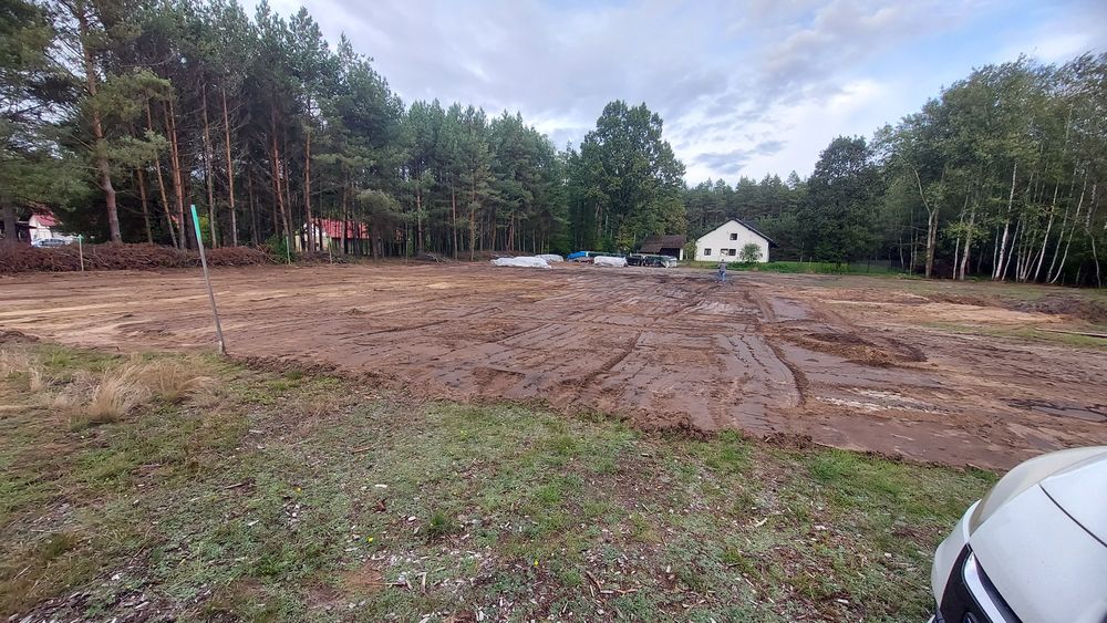Koparko ładowarka koparka usługi prace ziemne wykopy