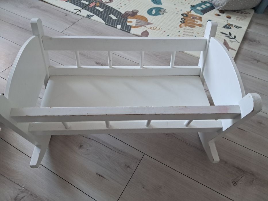 Kołyska drewniana dla lalki