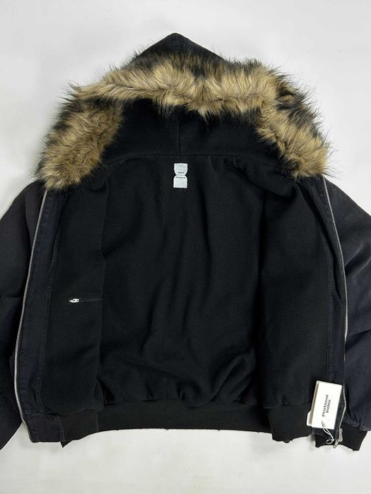 Бомбер Project G/R черный куртка курточка аляска чорна зіпка black