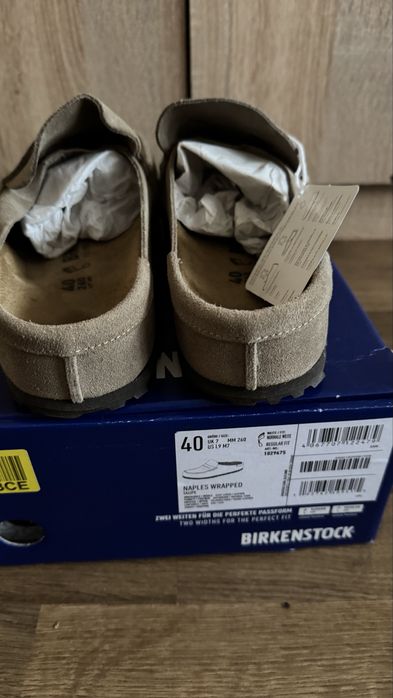 Birkenstock naples мюлі сабо шльопки клоги оригинал 40