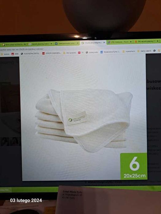 bambusowe ręczniki ściereczki do twarzy zestaw ELTROVEMA