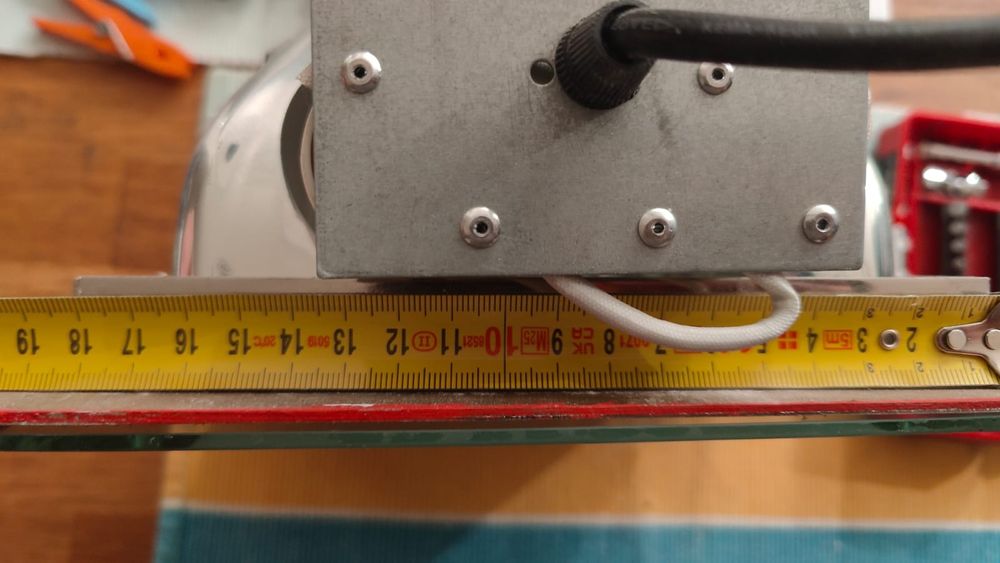 Luminária quadrada halógeno