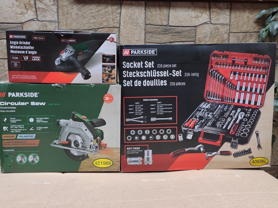 Фрезер Болгарка інструменти PARKSIDE POF 1200 D3 1200 W +Набір фрез.