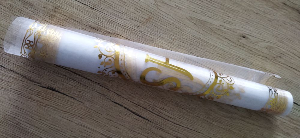 Bieżnik na stół, komunijny, organza ok 170 cm, nowy