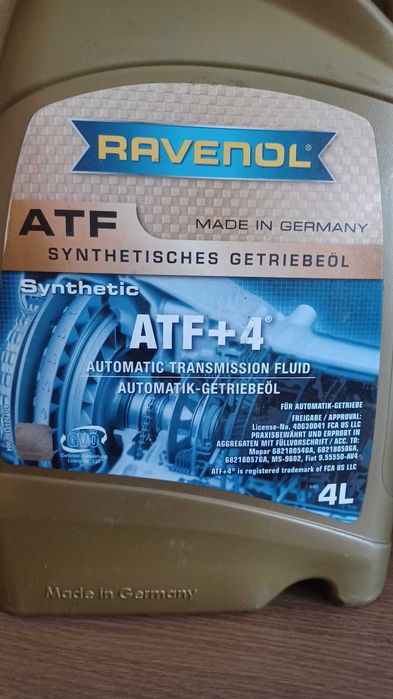 Óleo Caixa Automática ATF+4 (Ravenol) (Embalagem 4 Litros)