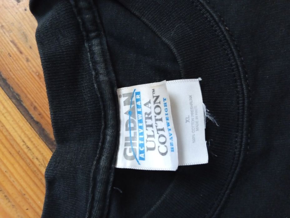 T-shirt męski czarny