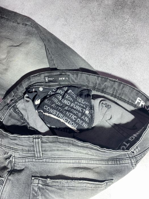 джинсы в стиле drip от бренда Hoodrich jeans