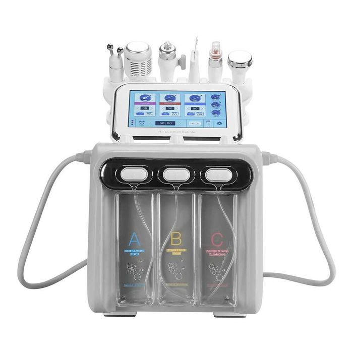 Multifunções Hidrodermoabrasão 6Em1 Limpeza Pele Espátula Ultrasonic