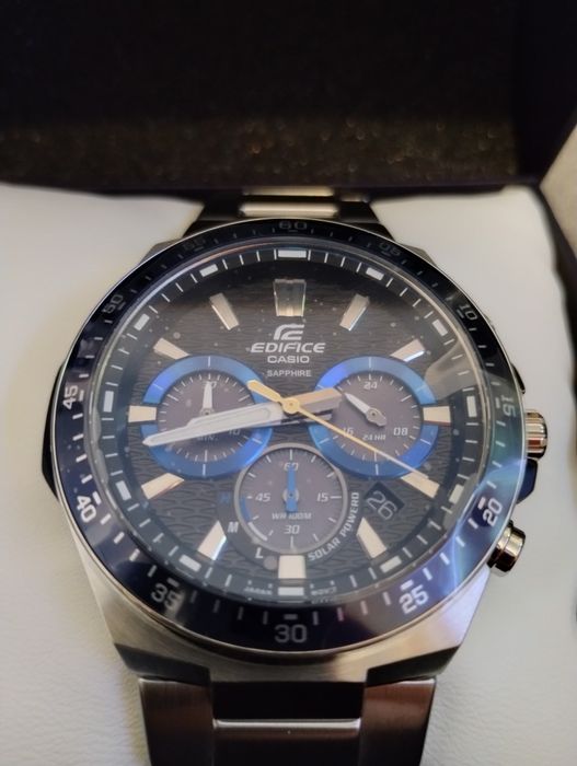 Nowy Casio Edifice EFS-S600D-1A2VUEF solar szafir