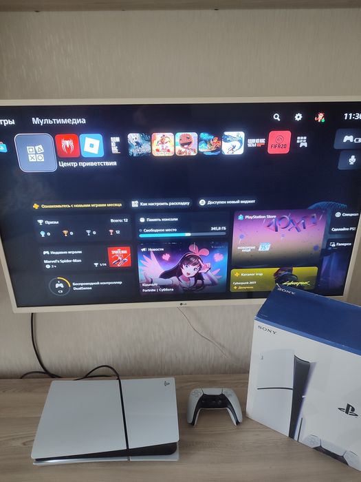 Playstation 5 Slim Blu-ray два дуалсенса гарантія