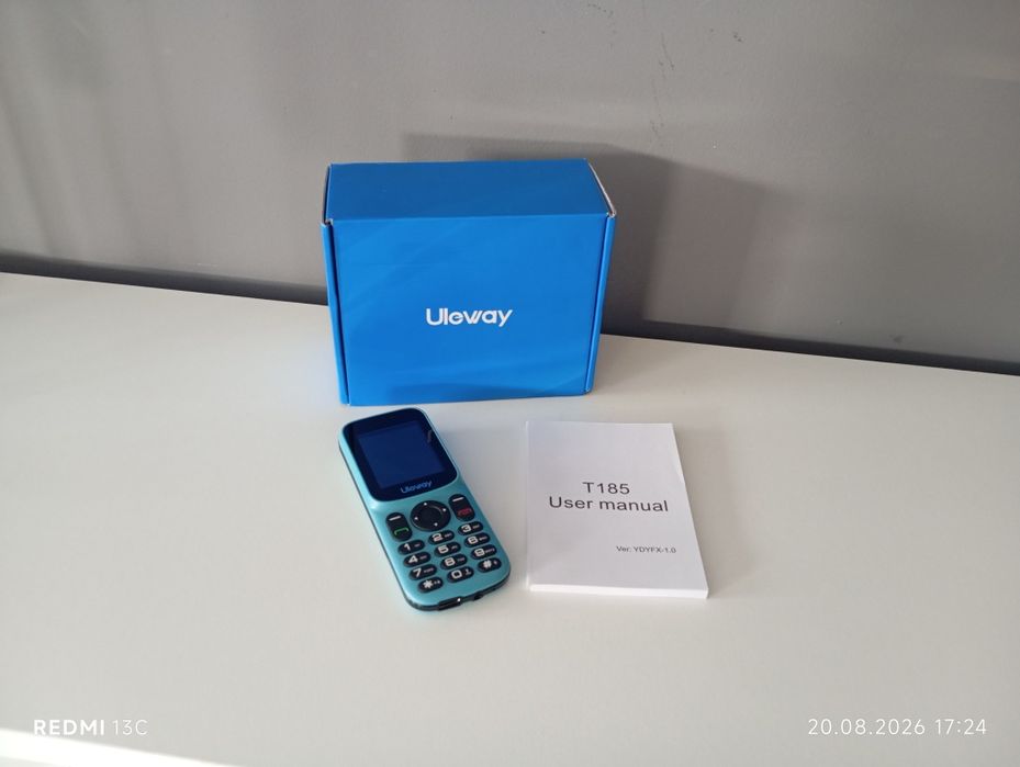 Telefon komórkowy dla seniorów Uleway T185
59
 zł