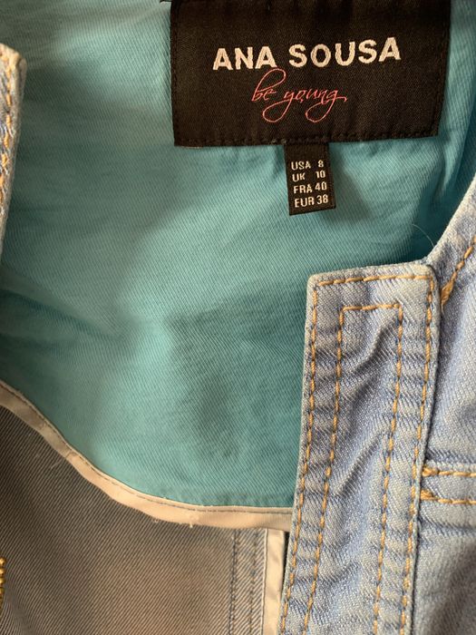 Calcas, blusão e gabardine Ana Sousa