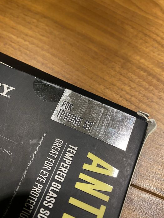 Szkło hartowane iPhone SE blokujące światło niebieskie
