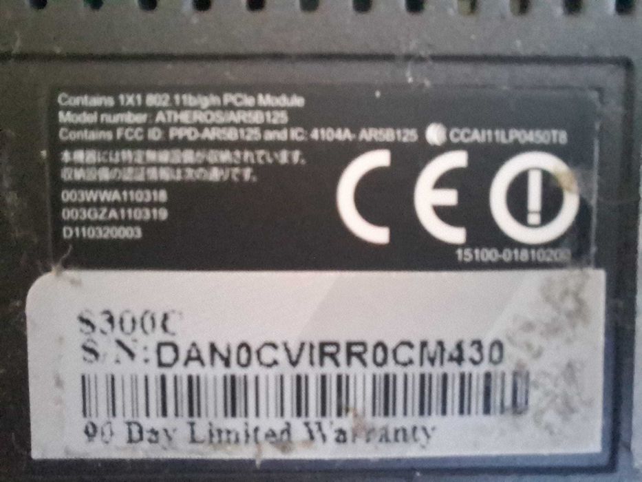 ASUS S300C Notebook PC  14 cali - na części