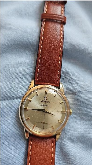 Omega Genève Plaqué Or G20 Microns 18k