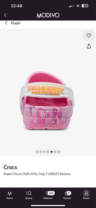 Buciki sandały Crocs 22/23 Hello Kitty