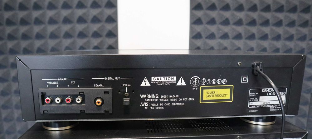Cd проигрыватель DENON DCD 1290 Burr Brown ЦАП 2 x PCM61 пульт паспорт чеки