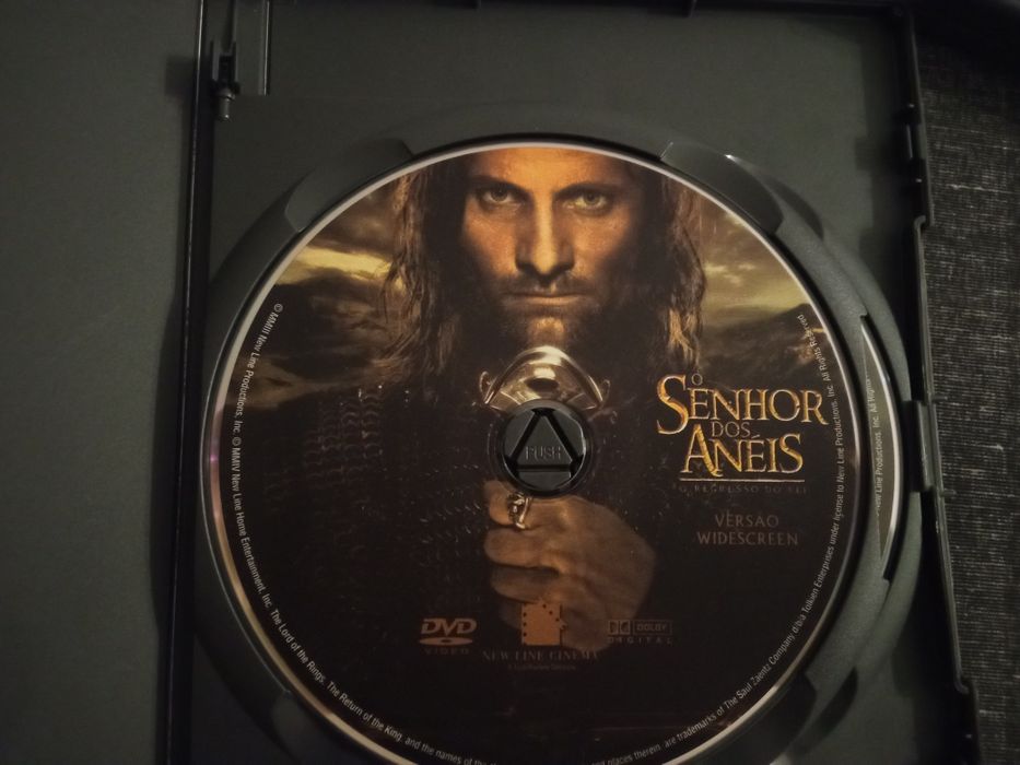DVDs Senhor dos Anéis Usados