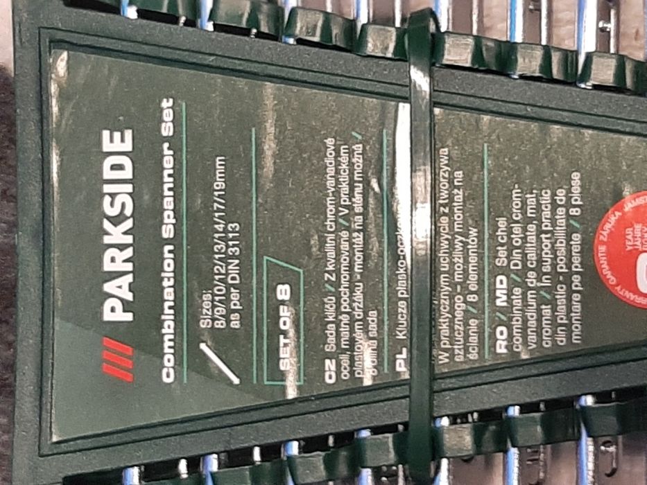 Nowy zestaw kluczy plaskich Parkside