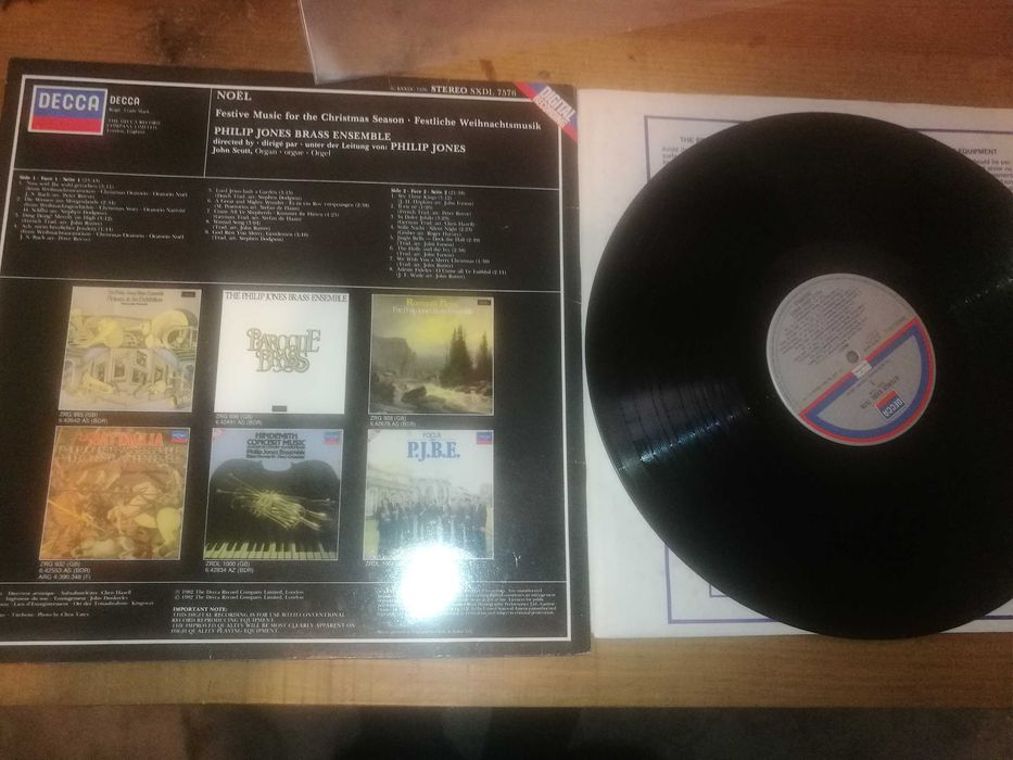 Philip Jones Brass Ensemble-Noel–Festive Music For Christmas Season LP