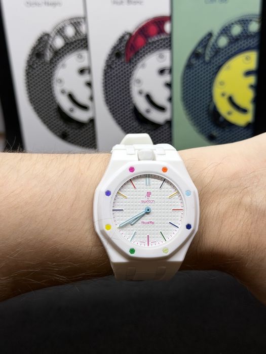 Механічний годинник Audemars Piguet ×Swatch Royal Pop Lan Ba