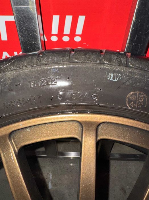 Диски ковані SLIK R16 з новою гумою літо / ET38 / 4x114.3 / DIA-67.1