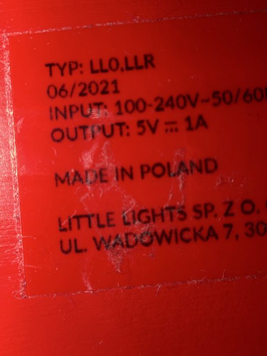Lampka Little Lights – Wóz Strażacki