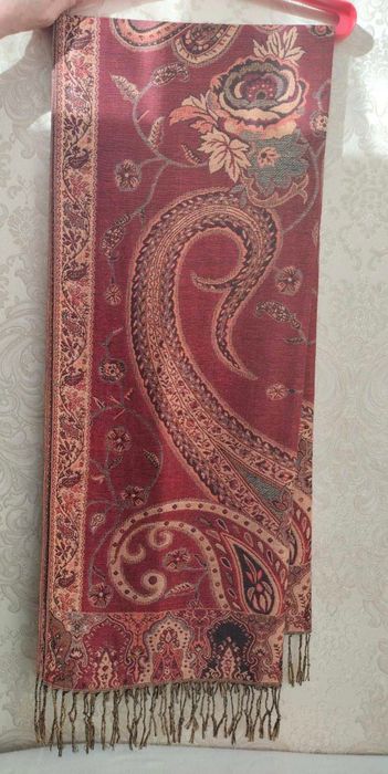 Палантин с бахромой, шарф, Новый