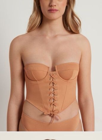 Gorset prążkowany Tezenis 85B