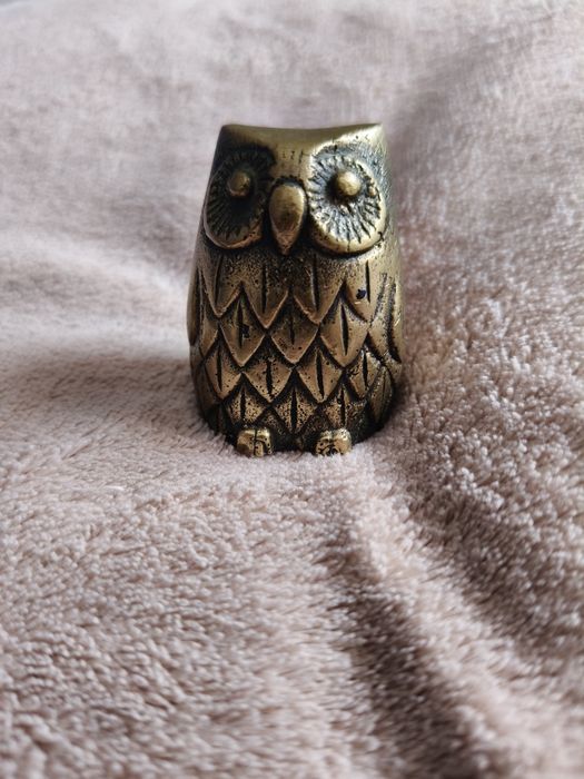 Sowa z mosiadzu,zaproponuj cene