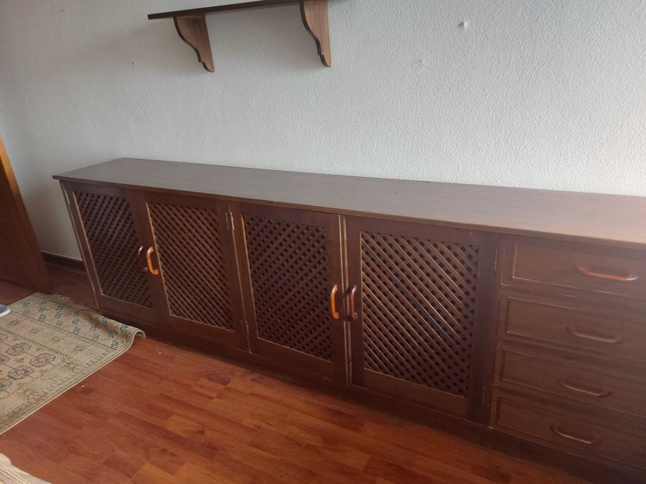 Quarto completo - Móveis, colchão, colcha e cortinados