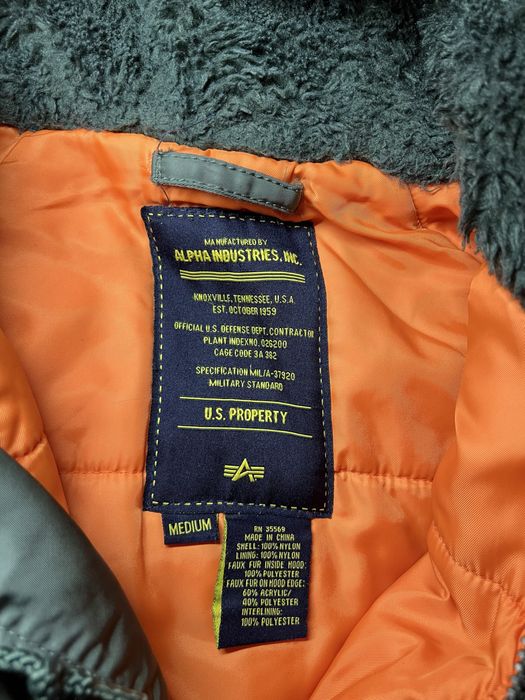 Alpha Industries parka n3b парка альфа аляска