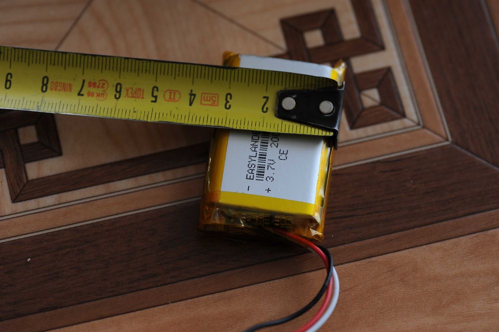 Akumulator litowo-polimerowy 3,7 V 2000 mAh 3 przewody