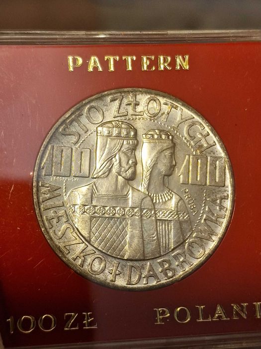 100zł 1966 Mieszko i Dąbrówka próba