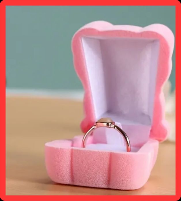 Porta anel para oferta.