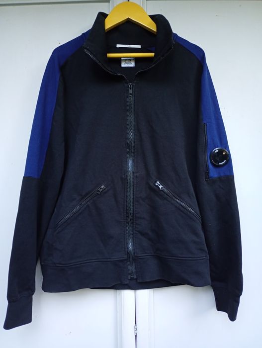 Олимпийка мужская  зипка C.P. Company T.Track Panelled Lens Jacket (Оригинал