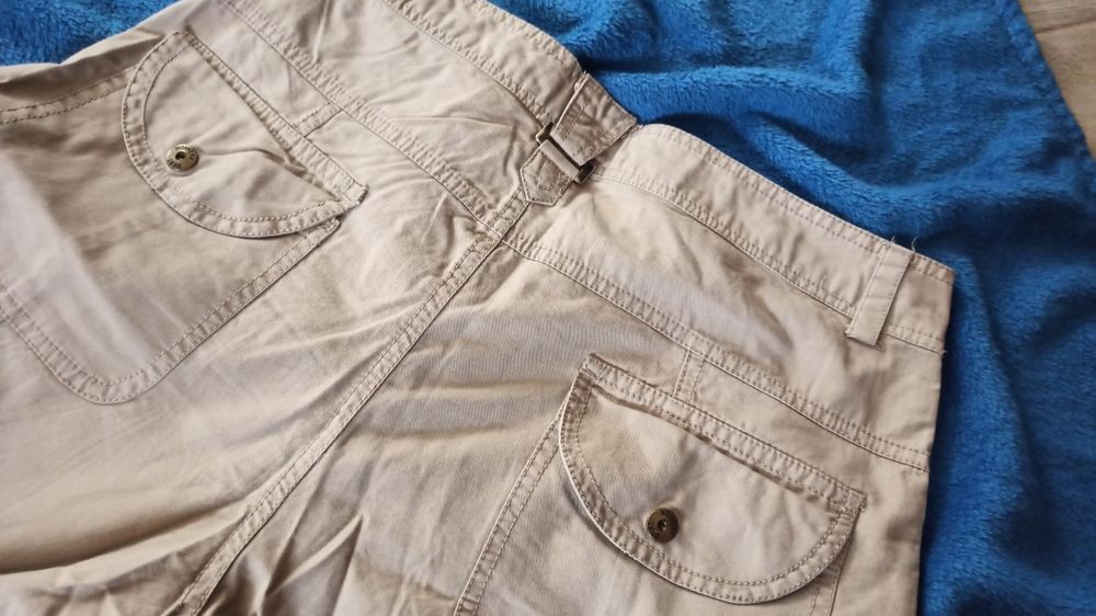 Spodnie damskie beżowe L 40