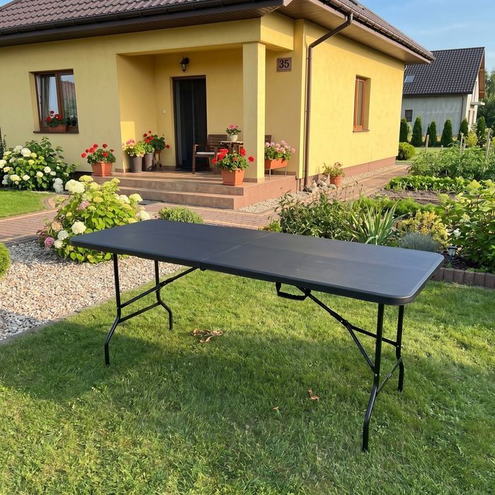 Stół cateringowy 180 cm – mocny, stabilny, idealny na grill/imprezy