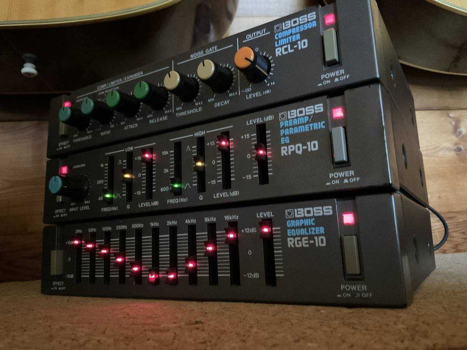 Компрессор графический и параметрический эквалайзер | Boss RCL RPQ RGE ...