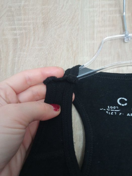 Sportowy stanik top Cubus wełna merino L/XL